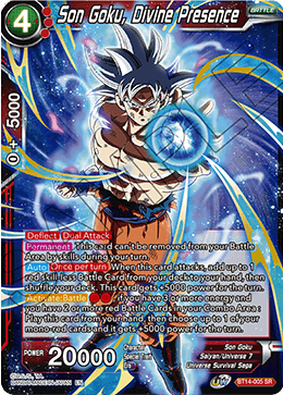 Son Goku, Divine Presence (BT14-005) [Cross Spirits]