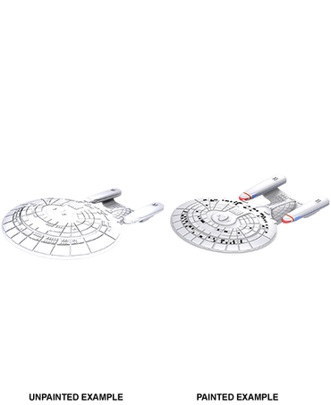 Star Trek: Deep Cuts Unpainted Miniatures: Galaxy Class