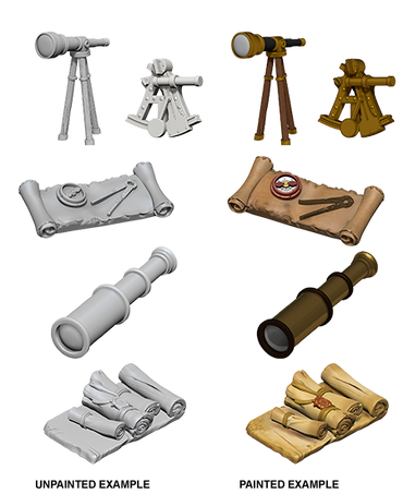 WizKids Deep Cuts Unpainted Miniatures: Navigator's Pack