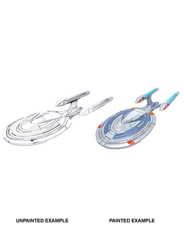 Star Trek: Deep Cuts Unpainted Miniatures: Sovereign Class