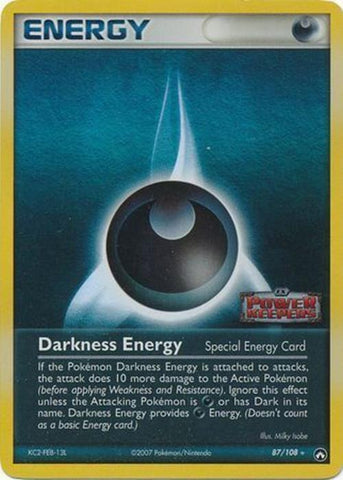 Darkness Energy (87/108) (Stamped) [EX: Power Keepers]