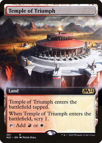 Temple of Triumph (Extended Art) [Core Set 2021]