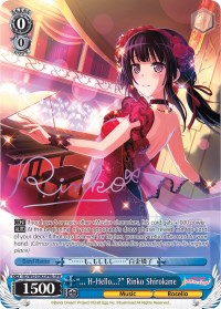 "... H-Hello?" Rinko Shirokane (BD/W63-E083SPMb SPM) [BanG Dream! Girls Band Party! Vol.2]