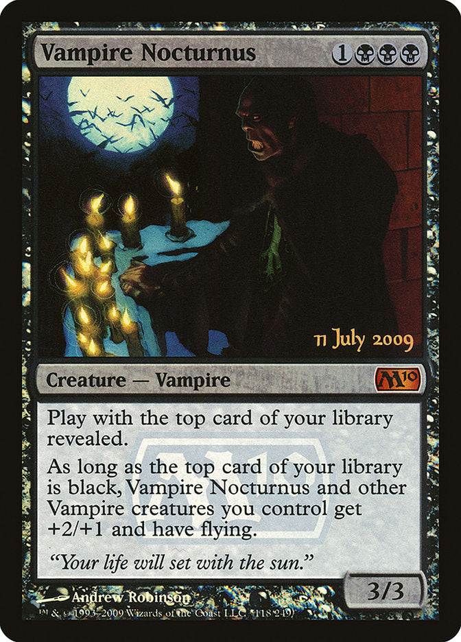 Vampire Nocturnus [Magic 2010 Prerelease Promos]