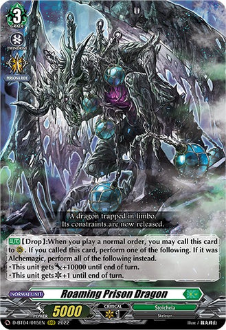 Roaming Prison Dragon (D-BT04/015EN) [Awakening of Chakrabarthi]