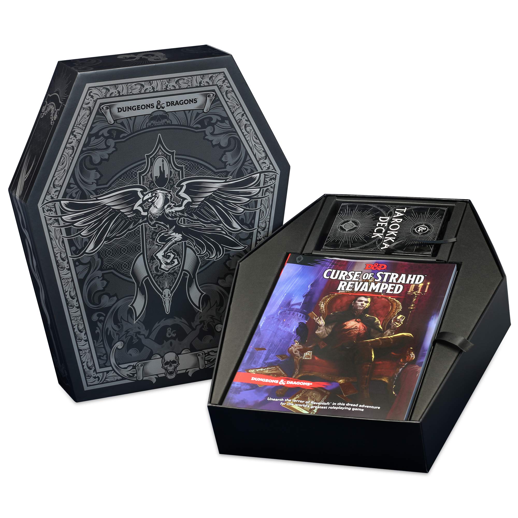 Amazon.com: D&D Curse of Strahd Tarokka Deck : Dungeons