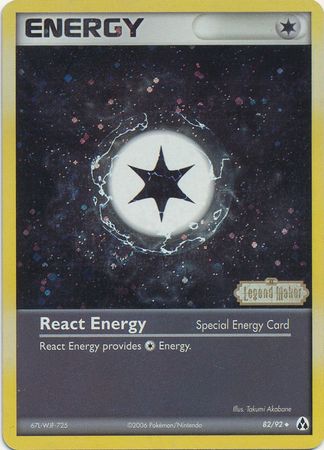 React Energy (82/92) (Stamped) [EX: Legend Maker]