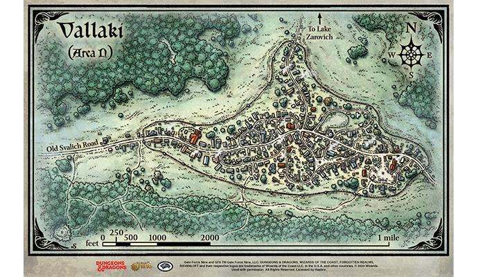 D&D Curse of Strahd: Bavaria Map Set