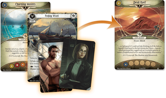 Arkham Horror LCG: Devil Reef - Mythos Pack