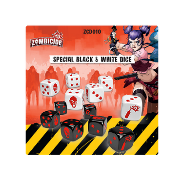 Zombicide 2nd Edition: Special Black and White Dice