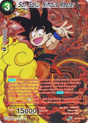 Son Goku, Nimbus Master (DB3-003) [Collector's Selection Vol. 2]