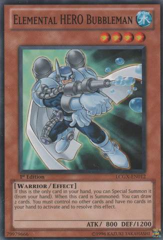 Elemental HERO Bubbleman [LCGX-EN012] Common