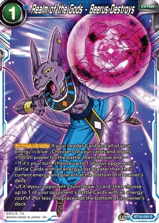 Realm of the Gods - Beerus Destroys (BT16-045) [Realm of the Gods]