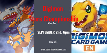 Digimon Store Championship September 2nd ticket