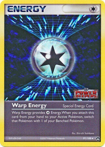 Warp Energy (91/108) (Stamped) [EX: Power Keepers]