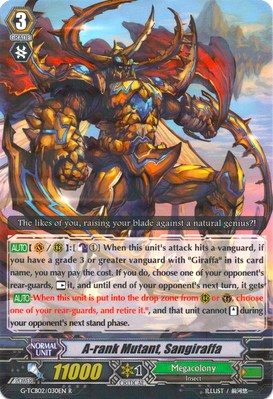 A-rank Mutant, Sangiraffa (G-TCB02/030EN) [The GENIUS STRATEGY]
