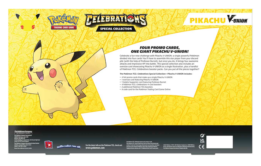 Celebrations: 25th Anniversary - Special Collection (Pikachu V-Union)