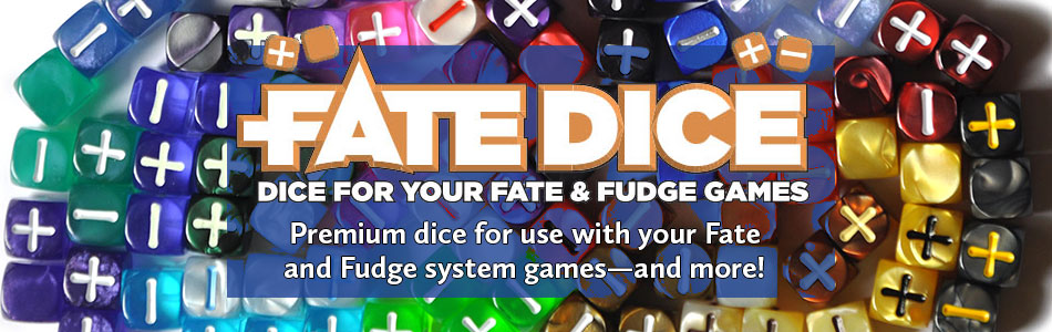 Fate Dice - Dice for your Fate & Fudge Games