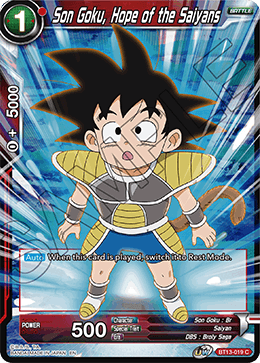Son Goku, Hope of the Saiyans (Common) (BT13-019) [Supreme Rivalry]