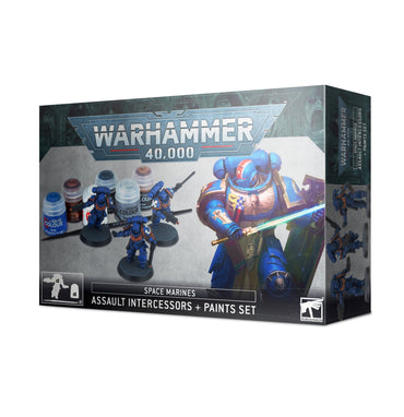 Space Marines: Assault Intercessors + Paints Set