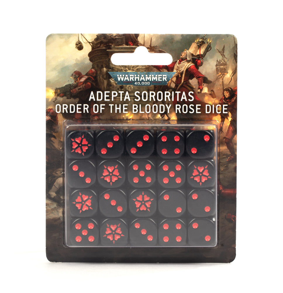 Adepta Sororitas Order of The Bloody Rose Dice Set