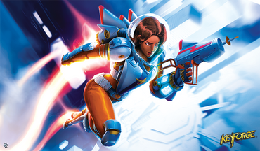 KeyForge: Tactical Officer Moon Playmat