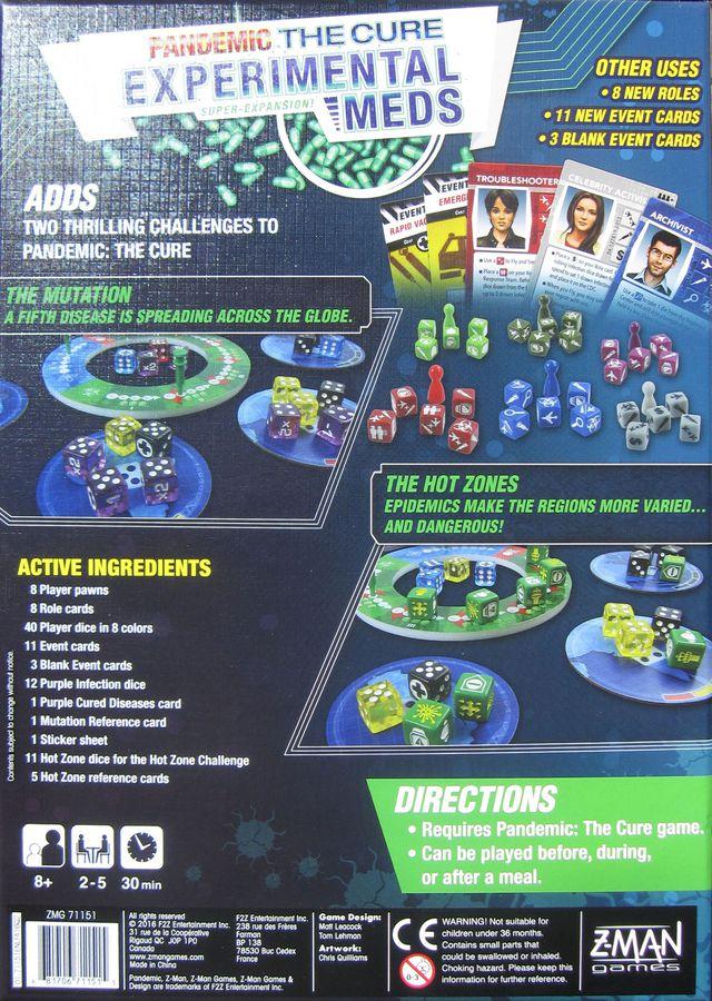 Pandemic: The Cure - Experimental Meds