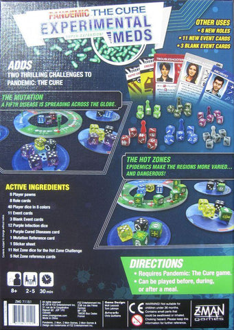 Pandemic: The Cure - Experimental Meds