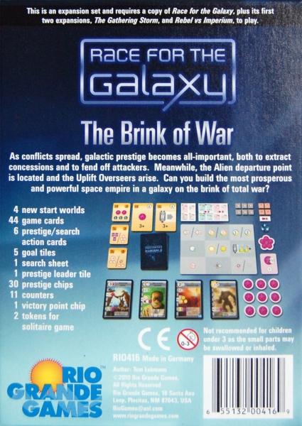 Race for the Galaxy: The Brink of War