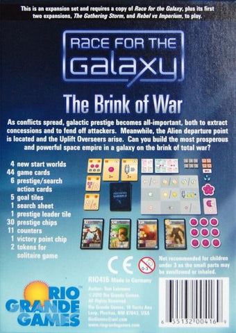 Race for the Galaxy: The Brink of War