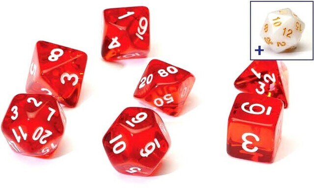 Sirius Dice Classic Colors - 7 Dice Set